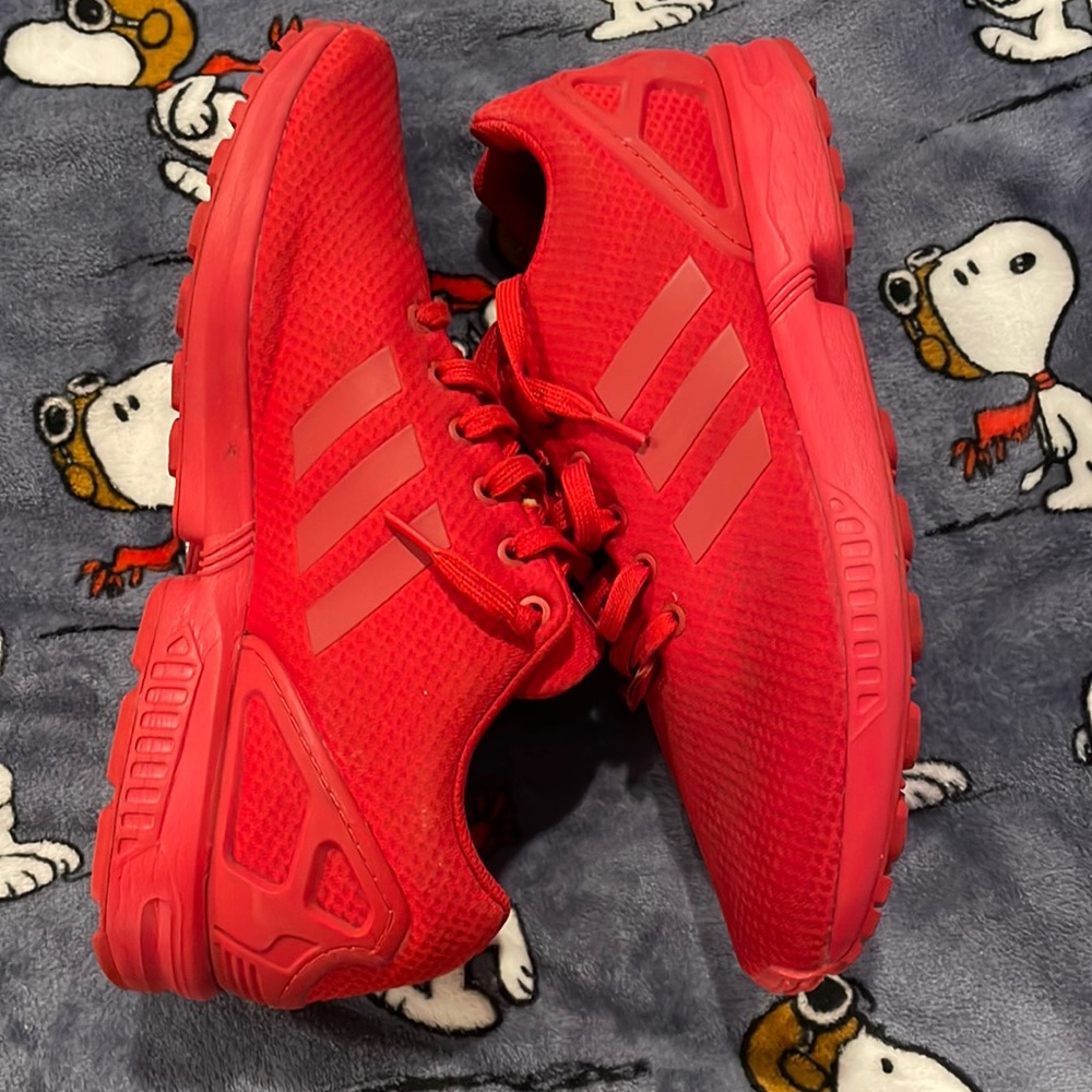 Adidas shoes size 11.5 red
